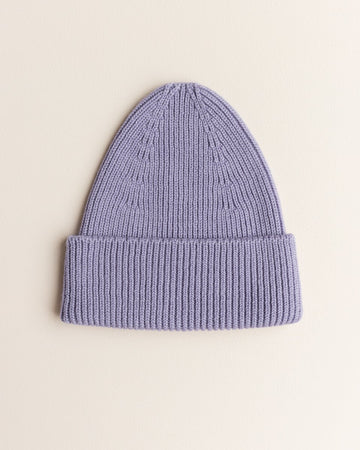 Beanie Fonzie - Lilac - Hvid